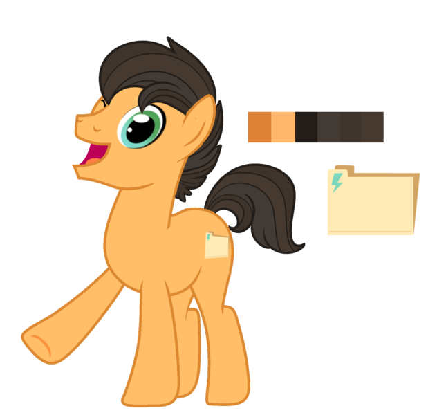 Size: 1642x1558 | Tagged: safe, artist:elskafox, derpibooru import, oc, oc:solar bronze, unofficial characters only, earth pony, pony, folder, ponysona, reference sheet, solo