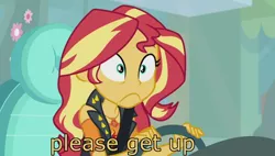 Size: 1920x1091 | Tagged: semi-grimdark, derpibooru import, edit, edited screencap, screencap, sunset shimmer, driving miss shimmer, equestria girls, equestria girls series, car, dark comedy, driving miss shimmer: fluttershy, faic, image macro, implied death, meme, solo