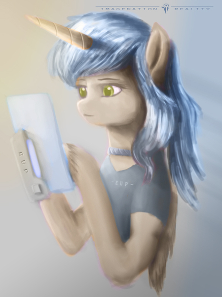 Size: 600x800 | Tagged: alicorn, artist:aidelank, derpibooru import, female, mare, oc, oc:sidaier, safe, tablet, unofficial characters only