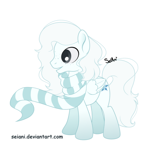 Size: 600x585 | Tagged: safe, artist:seiani, derpibooru import, oc, oc:arctic flake, unofficial characters only, pegasus, pony, clothes, male, scarf, simple background, solo, stallion, transparent background