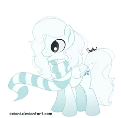 Size: 600x585 | Tagged: safe, artist:seiani, derpibooru import, oc, oc:arctic flake, unofficial characters only, pegasus, pony, clothes, male, scarf, simple background, solo, stallion, transparent background