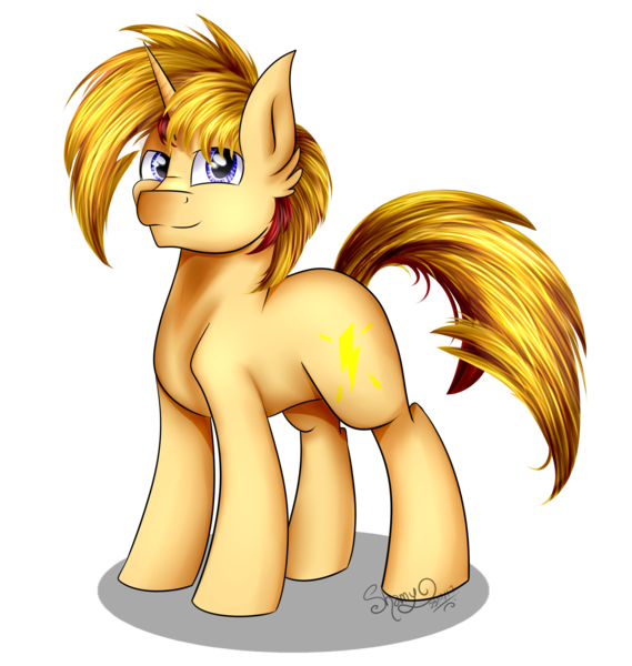 Size: 1897x2000 | Tagged: safe, artist:shamy-crist, derpibooru import, oc, oc:thunderstorm, unofficial characters only, pony, unicorn, male, simple background, solo, stallion, transparent background, unicorn oc