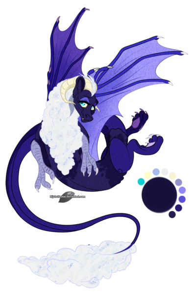 Size: 833x1250 | Tagged: artist:bijutsuyoukai, derpibooru import, draconequus, draconequus oc, female, hybrid, interspecies offspring, oc, oc:sweet dreams, offspring, parent:discord, parent:princess luna, parents:lunacord, reference, safe, simple background, solo, transparent background, unofficial characters only