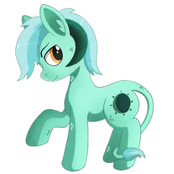 Size: 2048x2048 | Tagged: safe, artist:negasun, derpibooru import, oc, oc:negasun, unofficial characters only, earth pony, pony, 2018 community collab, derpibooru community collaboration, horn, not lyra, raised hoof, simple background, solo, transparent background