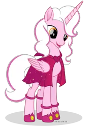 Size: 4499x6000 | Tagged: absurd resolution, alicorn, alicorn oc, artist:suramii, cape, clothes, derpibooru import, female, movie accurate, oc, oc:mary sue, safe, simple background, solo, transparent background, unofficial characters only, vector