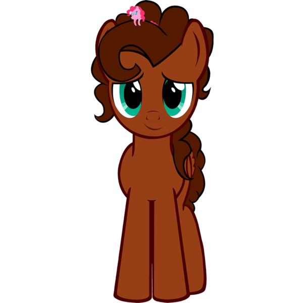 Size: 1200x1200 | Tagged: 2018 community collab, artist:thequeen, derpibooru community collaboration, derpibooru import, looking at you, oc, oc:cracker, pinkie pie, plushie, safe, simple background, transparent background