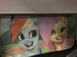 Size: 1280x960 | Tagged: artist:shemhamferosh, bootleg, creepy, derpibooru import, faic, fluttershy, irl, may the best pet win, nightmare fuel, pencil case, photo, rainbow dash, safe, scene interpretation, uncanny valley