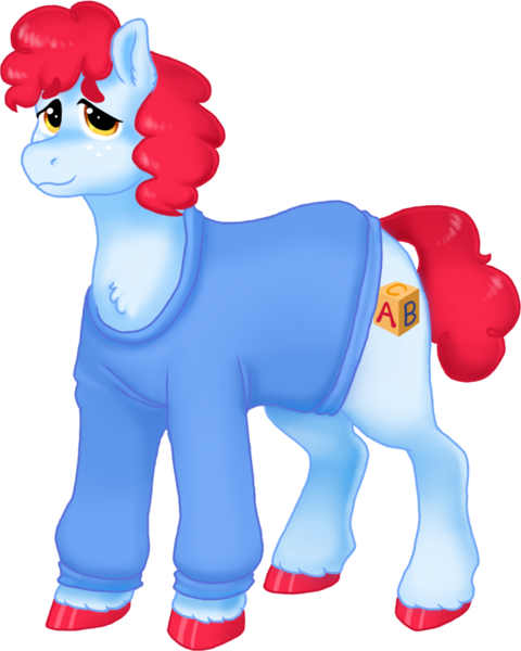 Size: 946x1182 | Tagged: safe, artist:graffiti, derpibooru import, oc, oc:alphabet, unofficial characters only, earth pony, pony, 2018 community collab, derpibooru community collaboration, clothes, colored hooves, male, simple background, solo, sweater, transparent background