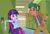 Size: 2896x1952 | Tagged: safe, artist:little903, derpibooru import, timber spruce, twilight sparkle, equestria girls, base used, do not want, flirting, image, lockers, mistaken identity, png, uncomfortable