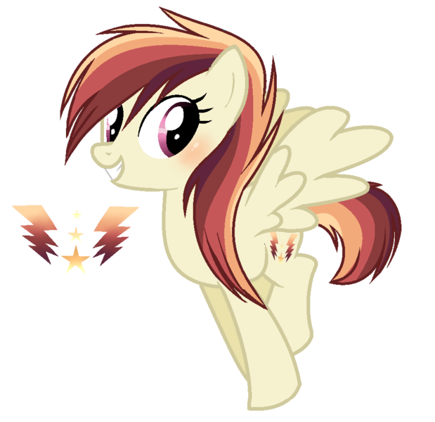 Size: 962x932 | Tagged: safe, artist:6-fingers-lover, derpibooru import, oc, oc:skybreaker, unofficial characters only, pegasus, pony, female, mare, offspring, parent:flash magnus, parent:rainbow dash, parents:dashmagnus, reference sheet, simple background, solo, transparent background