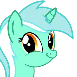 Size: 1000x1000 | Tagged: safe, artist:toyminator900, derpibooru import, lyra heartstrings, pony, unicorn, bust, faic, female, looking at you, mare, portrait, simple background, smiling, smirk, solo, transparent background, twiface, wrong neighborhood