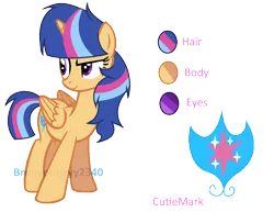 Size: 1096x892 | Tagged: alicorn, artist:thesmall-artist, derpibooru import, female, mare, oc, oc:magic shield, offspring, parent:flash sentry, parents:flashlight, parent:twilight sparkle, reference sheet, safe, simple background, solo, transparent background, unofficial characters only