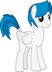 Size: 1913x2635 | Tagged: safe, artist:frownfactory, derpibooru import, oc, oc:stratagem, unofficial characters only, pegasus, pony, 2018 community collab, derpibooru community collaboration, .svg available, male, simple background, solo, stallion, svg, tail wrap, transparent background, vector, wings