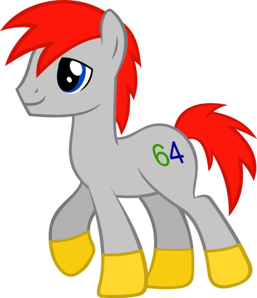 Size: 2662x3088 | Tagged: safe, artist:breadking, derpibooru import, oc, oc:64 bit, unofficial characters only, earth pony, pony, high res, male, simple background, solo, stallion, transparent background