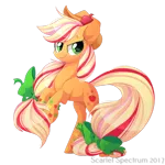 Size: 1024x1024 | Tagged: safe, artist:scarlet-spectrum, derpibooru import, applejack, earth pony, pony, cowboy hat, female, freckles, hat, looking at you, mare, rainbow power, rearing, simple background, smiling, solo, stetson, transparent background