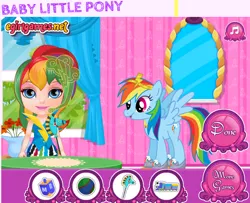 Size: 800x650 | Tagged: bootleg, derpibooru import, egirlgames.net, flash game, rainbow dash, safe, wat