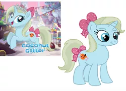 Size: 1371x994 | Tagged: artist:smurfettyblue, base used, derpibooru import, mlp movie pony maker, movie accurate, my little pony: the movie, oc, oc:coconut glitter, redraw, safe, show accurate, unofficial characters only