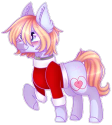 Size: 1493x1670 | Tagged: safe, artist:honeybbear, derpibooru import, oc, oc:shiro, unofficial characters only, earth pony, pony, blushing, clothes, male, raised hoof, simple background, solo, stallion, sweater, transparent background