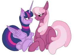 Size: 2048x1536 | Tagged: safe, artist:ashyfur524, derpibooru import, cheerilee, twilight sparkle, twilight sparkle (alicorn), alicorn, earth pony, pony, cheerilight, female, lesbian, shipping, simple background, transparent background