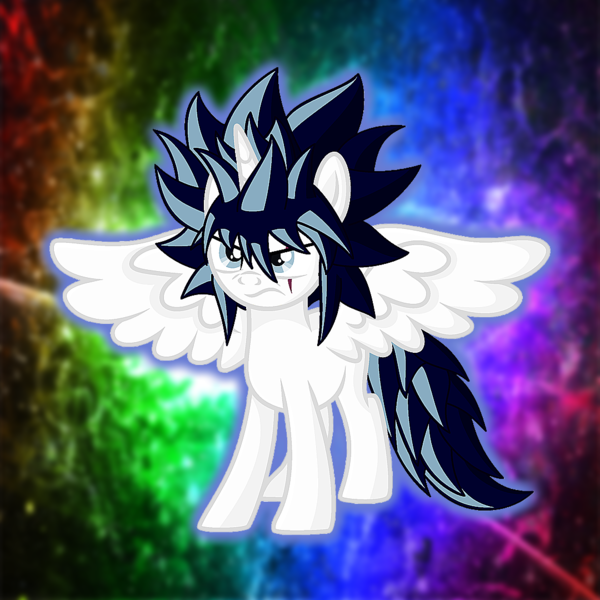 Size: 1080x1080 | Tagged: safe, derpibooru import, alicorn, pony, dragon ball super, energy, ultra instinct