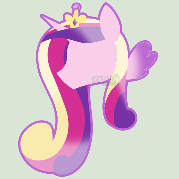 Size: 3300x3300 | Tagged: artist:denahzi, derpibooru import, princess cadance, safe, solo, watermark