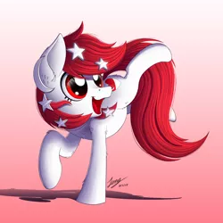 Size: 2500x2500 | Tagged: safe, artist:duskie-06, derpibooru import, oc, oc:temmy, unofficial characters only, pony, nation ponies, singapore, smiling, solo