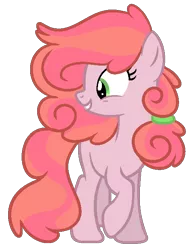 Size: 493x644 | Tagged: safe, artist:marielle5breda, derpibooru import, oc, unofficial characters only, earth pony, pony, female, magical lesbian spawn, mare, offspring, parent:applejack, parent:pinkie pie, parents:applepie, simple background, solo, transparent background