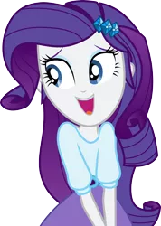 Size: 3000x4211 | Tagged: safe, artist:cloudyglow, derpibooru import, rarity, dance magic, equestria girls, spoiler:eqg specials, .ai available, absurd resolution, clothes, cute, open mouth, raribetes, simple background, skirt, transparent background, vector