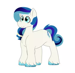 Size: 2804x2753 | Tagged: safe, artist:marukouhai, derpibooru import, oc, oc:tony, unofficial characters only, crystal pony, pony, high res, male, offspring, parent:ivory, parent:rarity, parents:ivority, simple background, solo, stallion, white background