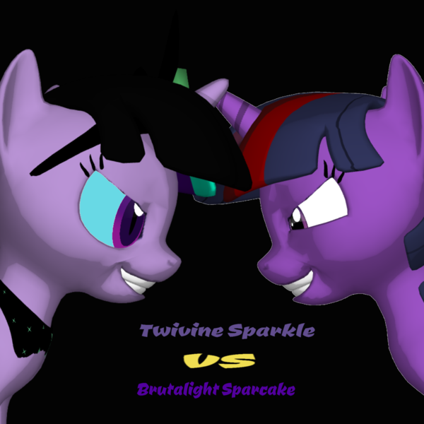 Size: 2000x2000 | Tagged: 3d, alicorn, artist:austin624fan, artist:dashiemlpfim, artist:theinvertedshadow, brutalight sparcake, derpibooru import, elements of insanity, eoi, gmod, possessed, safe, source filmmaker, twilight sparkle, twilight sparkle (alicorn), twivine sparkle, versus, versus screen