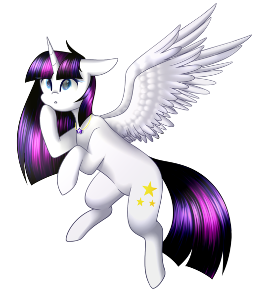 Size: 1444x1600 | Tagged: safe, artist:despotshy, derpibooru import, oc, oc:twily star, unofficial characters only, alicorn, pony, alicorn oc, female, flying, mare, not twilight sparkle, simple background, solo, transparent background