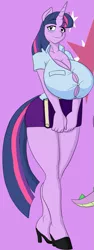 Size: 465x1236 | Tagged: absolute cleavage, adorasexy, anthro, artist:marauder6272, artist:pervynamek02, big breasts, boob window, breasts, busty twilight sparkle, cleavage, clothes, cropped, cute, derpibooru import, edit, equestria girls outfit, female, high heels, huge breasts, legs, miniskirt, plantigrade anthro, sexy, shoes, skirt, solo, solo female, stupid sexy twilight, suggestive, thighs, twiabetes, twilight sparkle