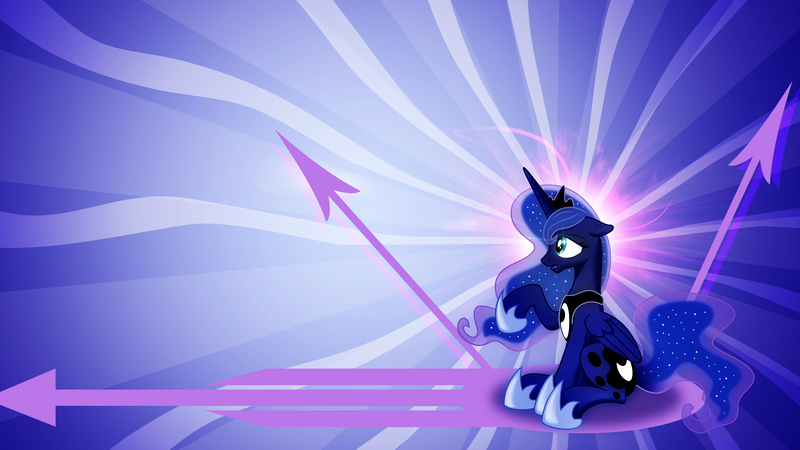 Size: 1920x1080 | Tagged: arrows, artist:karl97, artist:mysteriouskaos, confused, derpibooru import, edit, princess luna, raised hoof, safe, solo, vector, wallpaper, wallpaper edit