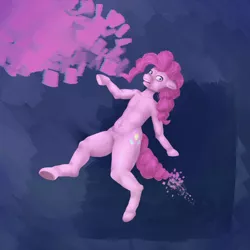 Size: 1800x1800 | Tagged: artist:sharkiity, bipedal, derpibooru import, pinkie pie, safe, solo