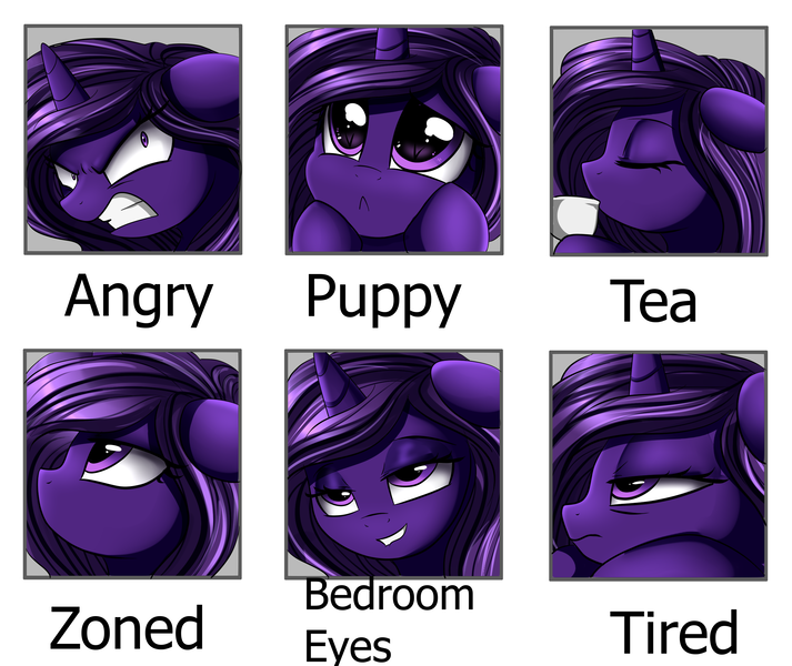 Size: 2349x1978 | Tagged: safe, artist:pridark, derpibooru import, oc, oc:nova aurora, unofficial characters only, pony, commission, expressions