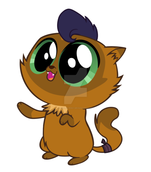 Size: 1024x1169 | Tagged: abyssinian, artist:magpie-pony, baby, capperbetes, capper dapperpaws, cat, cute, derpibooru import, kitten, my little pony: the movie, safe, semi-anthro, simple background, solo, transparent background, watermark, younger