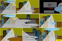 Size: 8000x5423 | Tagged: safe, artist:closingrain, artist:mellowbomb, derpibooru import, rainbow dash, oc, oc:closingrain, comic:calamity fateful, 1000 hours in ms paint, absurd resolution, comic, dialogue