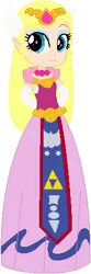 Size: 153x463 | Tagged: safe, artist:ra1nb0wk1tty, artist:user15432, derpibooru import, dhx media, human, hylian, equestria girls, barely eqg related, base used, clothes, crossover, crown, dress, equestria girls style, equestria girls-ified, eyeshadow, gloves, gown, jewelry, makeup, necklace, nintendo, princess zelda, regalia, super smash bros., the legend of zelda, the legend of zelda: the wind waker, toon zelda