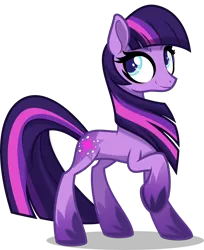 Size: 5000x6134 | Tagged: safe, artist:orin331, derpibooru import, twilight sparkle, earth pony, pony, leak, spoiler:g5, absurd resolution, cutie mark, earth pony twilight, eyebrows, eyelashes, female, g5, purple eyes, raised hoof, simple background, smiling, solo, transparent background, twilight sparkle (g5), vector