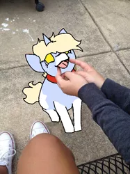 Size: 500x667 | Tagged: safe, artist:nootaz, derpibooru import, oc, oc:nootaz, unofficial characters only, pony, behaving like a dog, finger in mouth, ponified animal photo, pony pet