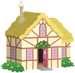 Size: 5000x4879 | Tagged: absurd resolution, artist:zutheskunk traces, background house, building, derpibooru import, house, no pony, open door, original vector, ponyville, resource, safe, simple background, .svg available, transparent background, vector