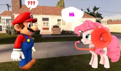 Size: 800x475 | Tagged: 3d, artist:mariomario9090, crack shipping, crossover, crossover shipping, derpibooru import, gmod, mario, mariopie, pinkie pie, safe, shipping, super mario bros.