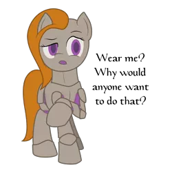Size: 1500x1500 | Tagged: armor, armor pony, artist:lucern, derpibooru import, dialogue, female, object pony, oc, oc:argent charge, original species, ponified, raised hoof, safe, simple background, solo, transparent background, unamused, unofficial characters only, vector