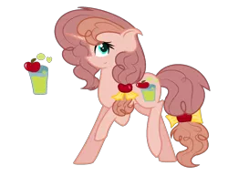 Size: 1566x1206 | Tagged: safe, artist:theapplebeauty, derpibooru import, oc, oc:sugar sweet butter, unofficial characters only, pony, unicorn, female, mare, offspring, parent:big macintosh, parent:sugar belle, parents:sugarmac, simple background, solo, transparent background