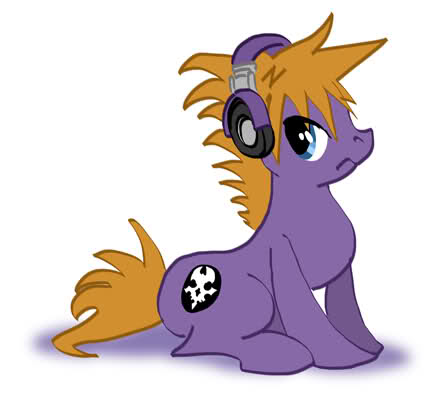 Size: 436x398 | Tagged: safe, artist:lynxgriffin, derpibooru import, ponified, earth pony, pony, headphones, male, sakuraba neku, stallion, the world ends with you, twewy