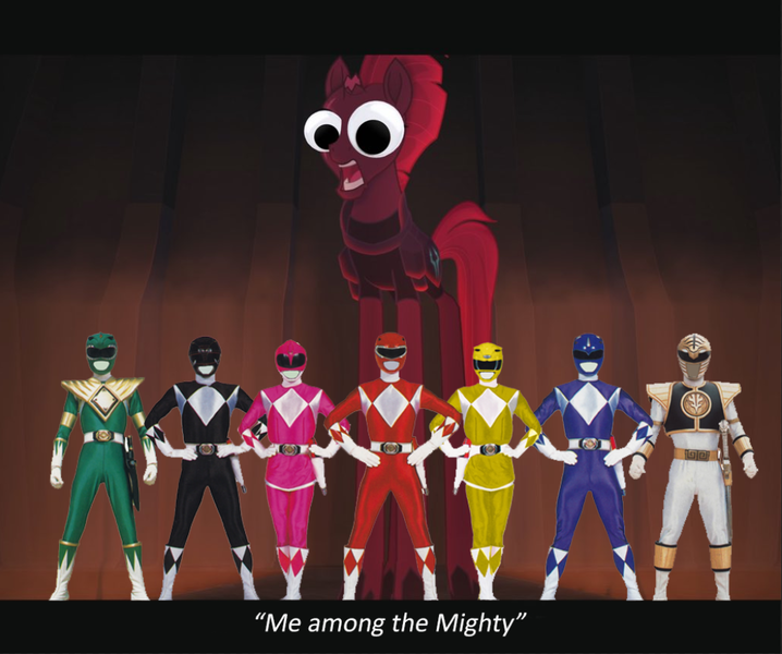 Size: 1046x874 | Tagged: safe, derpibooru import, edit, edited screencap, screencap, tempest shadow, pony, my little pony: the movie, googly eyes, long legs, meme, mighty morphin power rangers, open up your *very* eyes, open up your eyes, power rangers, silly, silly pony, special eyes, tall, wat