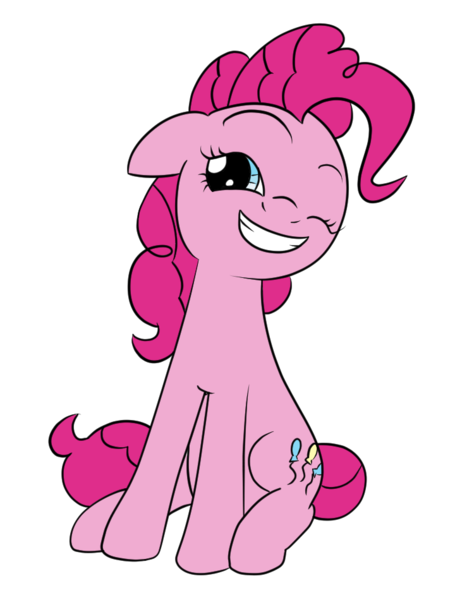 Size: 750x950 | Tagged: artist:php47, derpibooru import, pinkie pie, safe, simple background, sitting, transparent background