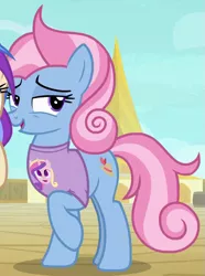 Size: 525x705 | Tagged: safe, derpibooru import, screencap, princess cadance, sun cloche, pony, once upon a zeppelin, clothes, cropped, shirt, solo, t-shirt