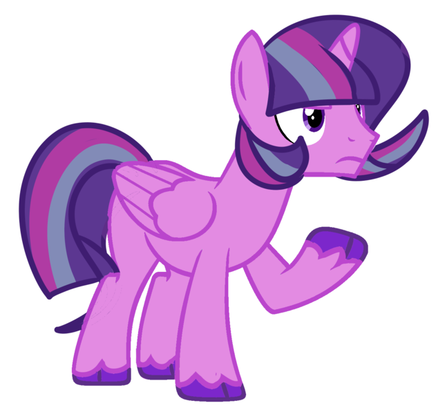 Size: 1354x1287 | Tagged: safe, artist:unicorn-mutual, derpibooru import, oc, unofficial characters only, alicorn, pony, magical lesbian spawn, male, offspring, parent:starlight glimmer, parent:twilight sparkle, parents:twistarlight, solo, stallion