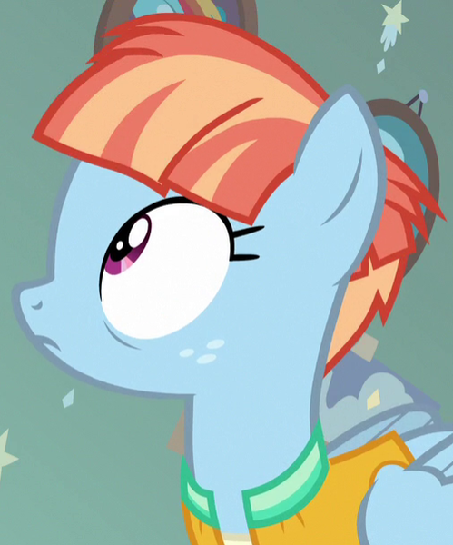 Size: 504x606 | Tagged: cropped, cute, derpibooru import, parental glideance, safe, screencap, solo, windybetes, windy whistles